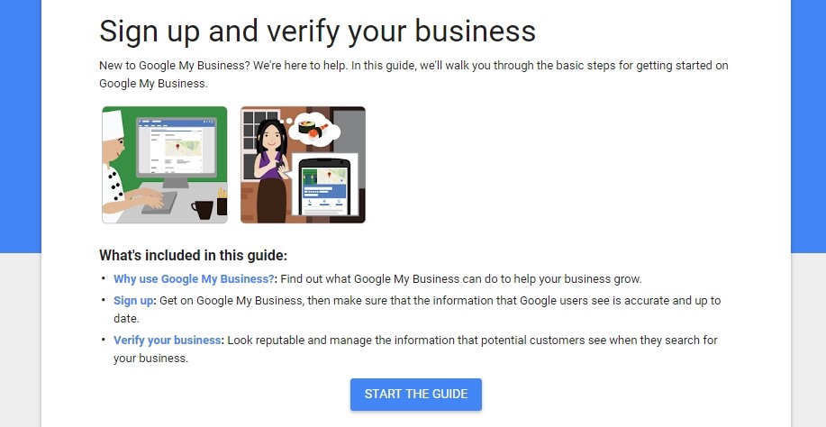creating a google my business listing